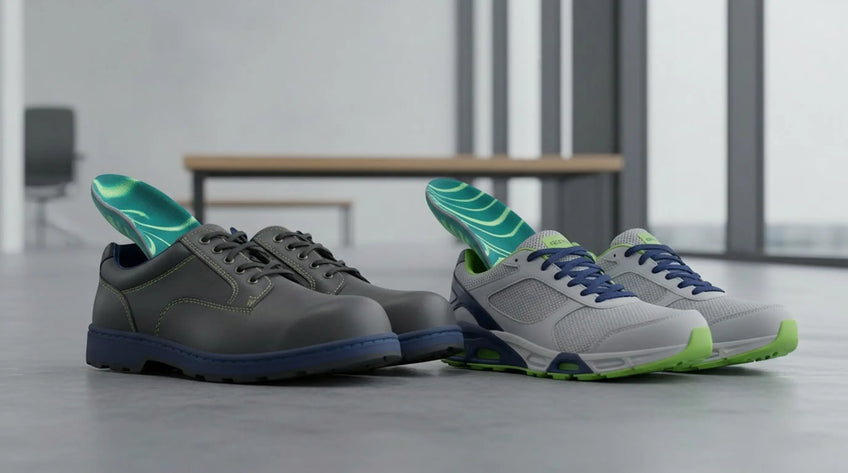 Flat Feet Support Guide for Work Shoes and Sneakers